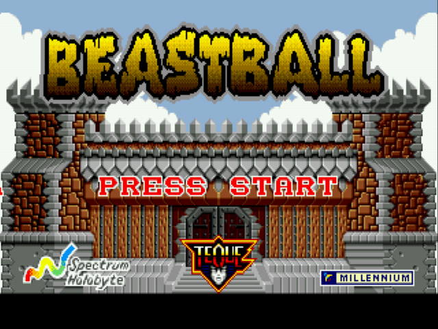 Beastball (unreleased) Title Screen